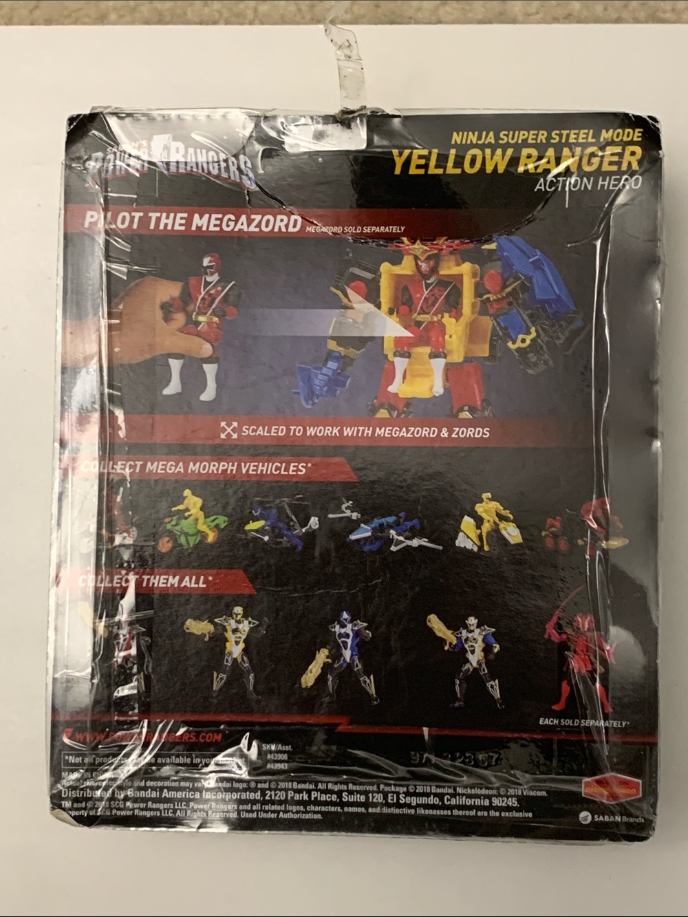 Power Ranger Yellow Ranger Action Figure - Yellow & Black - Picture 2 of 2